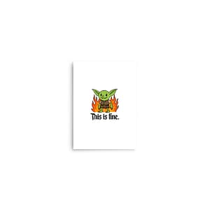 Goblin Art Print — "This Is Fine" Goblin