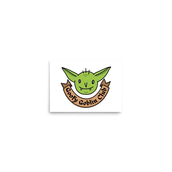 Goblin Art Print — Goofy Goblin Club Logo